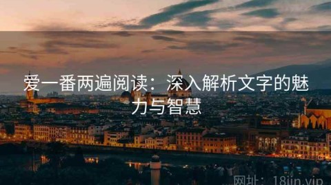 爱一番两遍阅读：深入解析文字的魅力与智慧